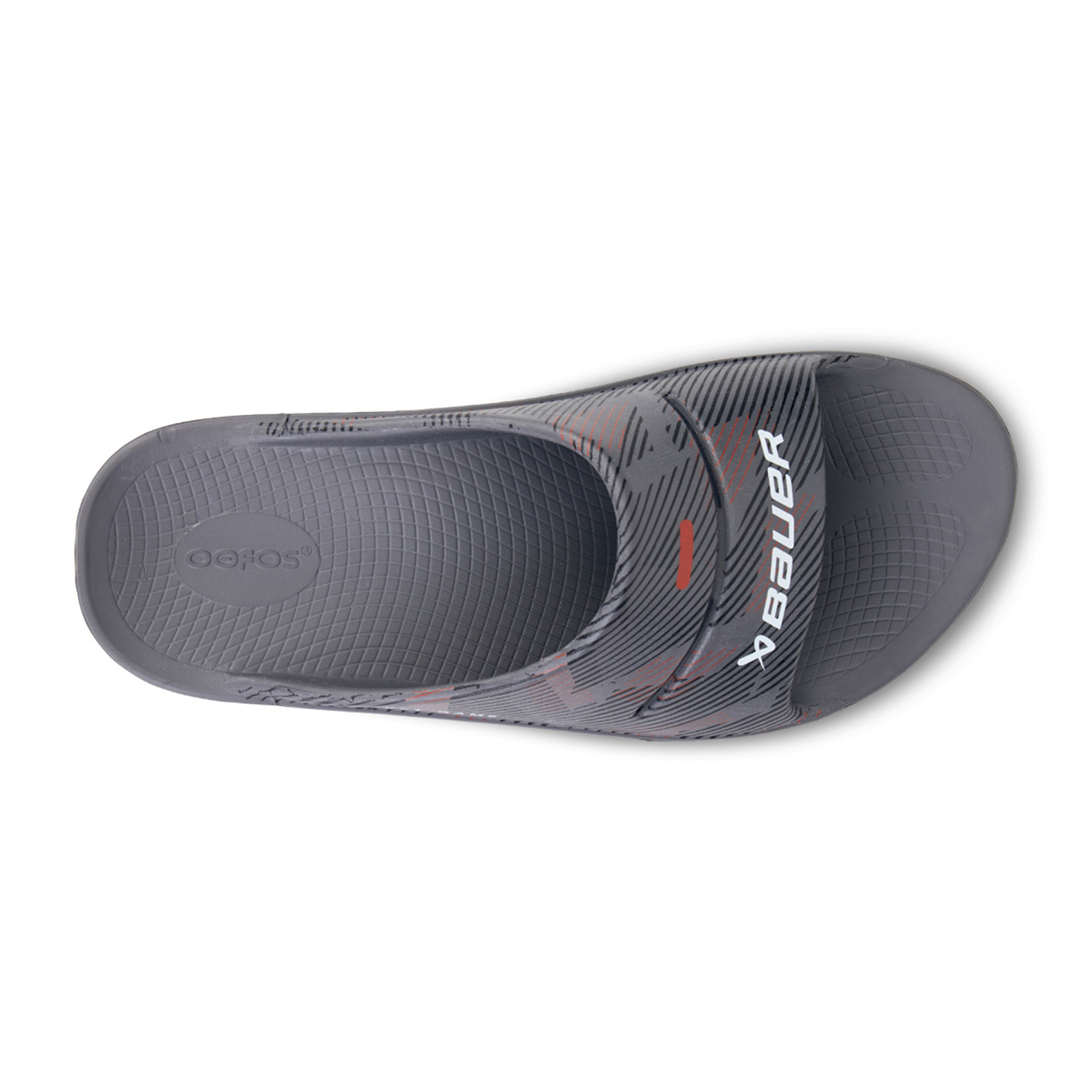 BAUER OOFOS® Sport Slide - grau - Sr.
