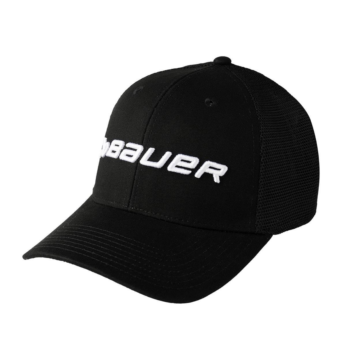 BAUER Core Adj. Cap - schwarz - Yth. - blk - OSFM