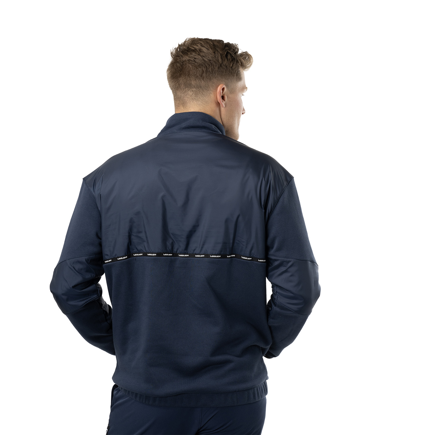 BAUER 1/2 Zip Pullover Team - marine - Sr.