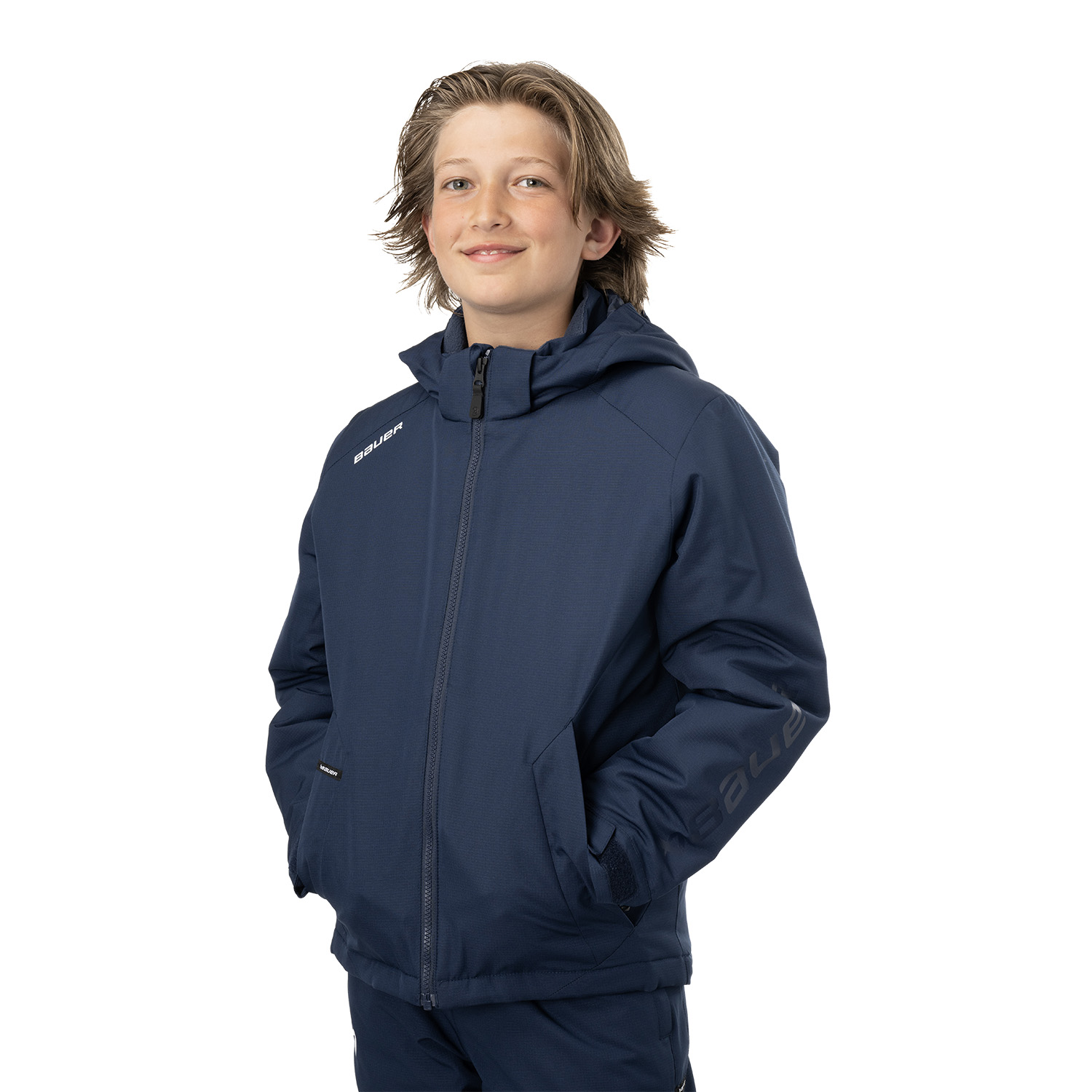 BAUER Team Heavyweight Jacke - marine - Yth.
