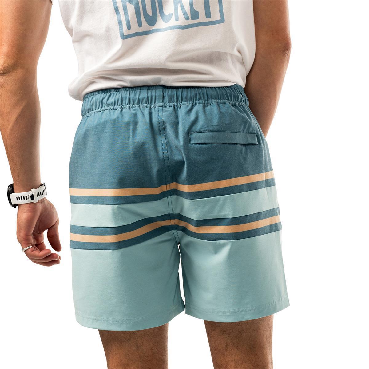 BAUER 6" Badehose - aqua - Sr.