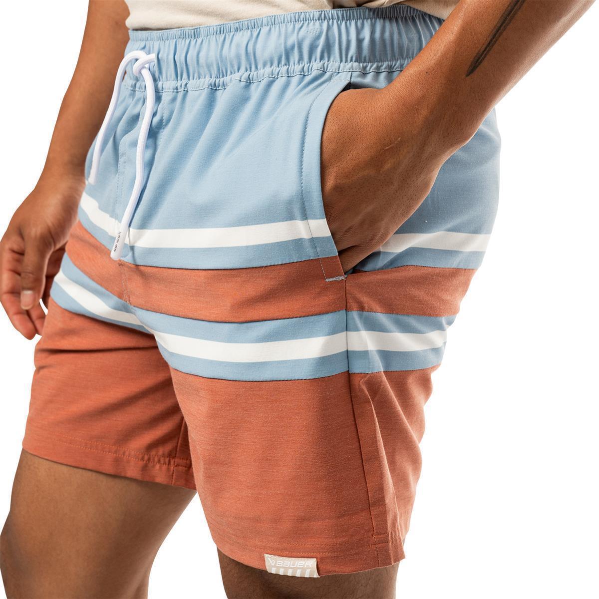 BAUER 6" Badehose - brick - Sr.