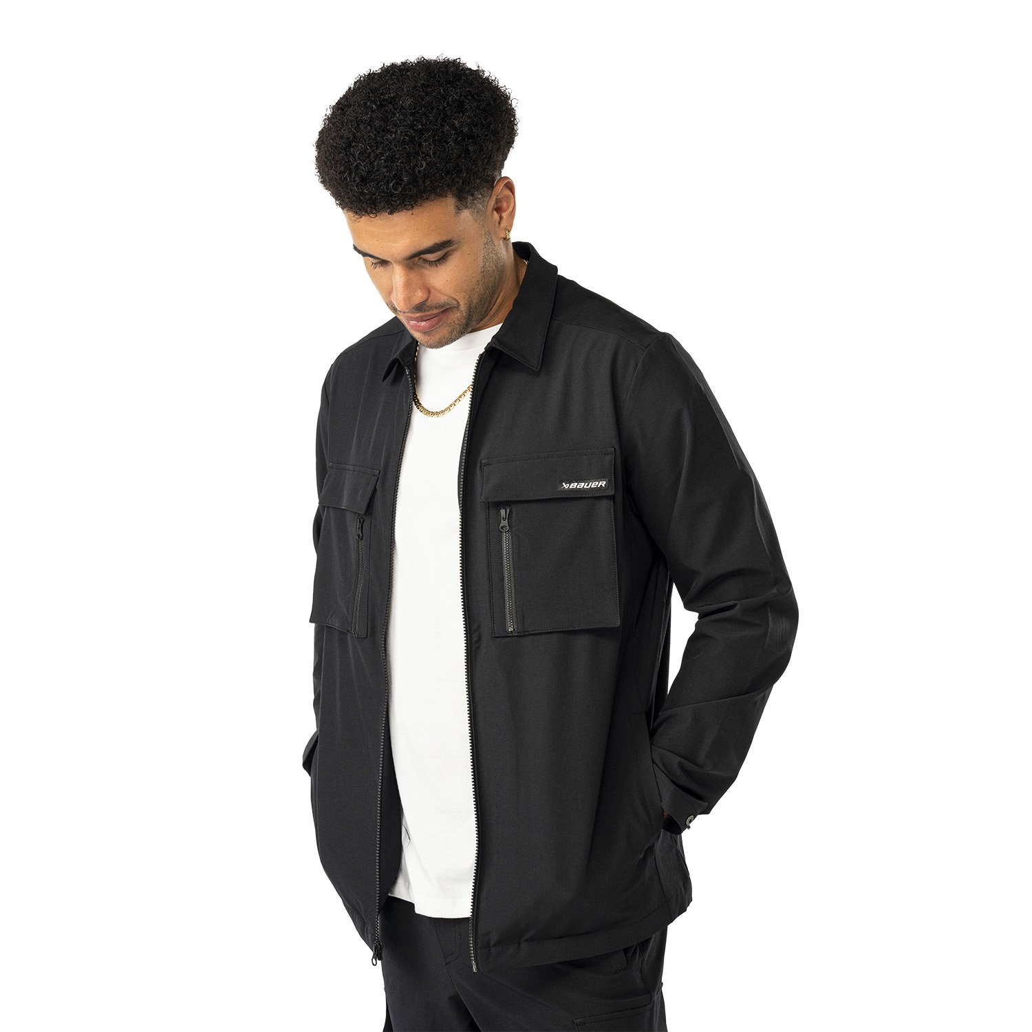 BAUER FLC Shacket - schwarz - Sr.