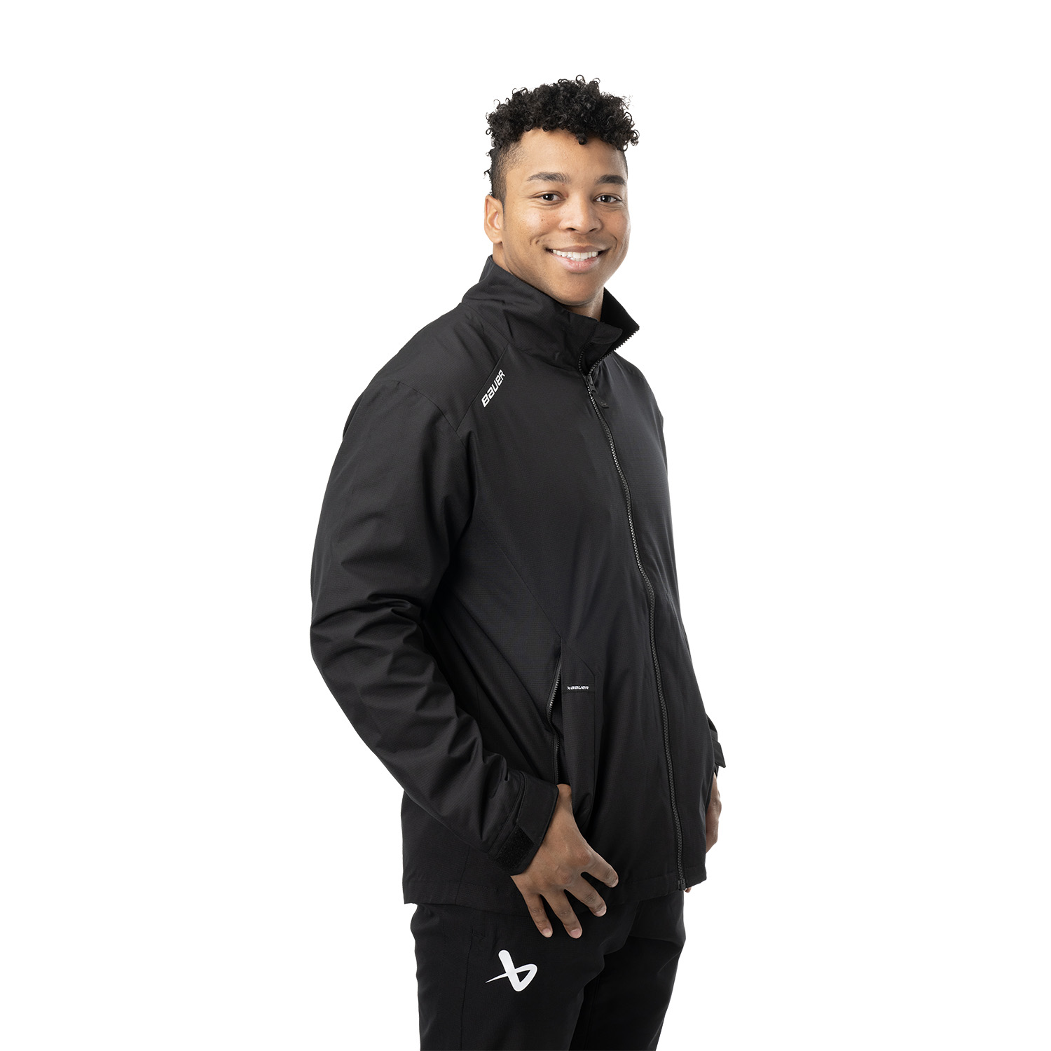 BAUER Team Midweight Jacke - schwarz - Sr.