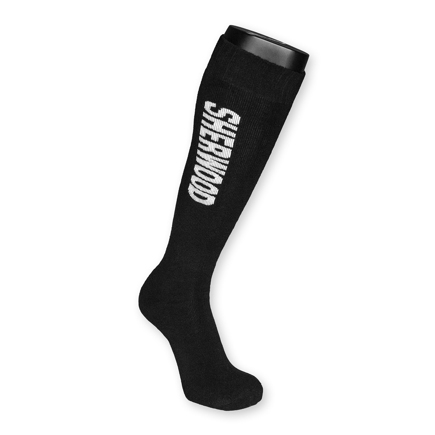 SHER-WOOD Performance Schlittschuh Socken| lang - schwarz (2er Pack)