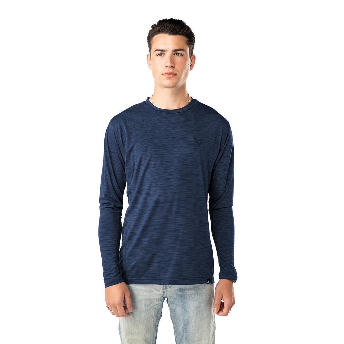 BAUER FLC LS Tech Tee - oceana - Sr.