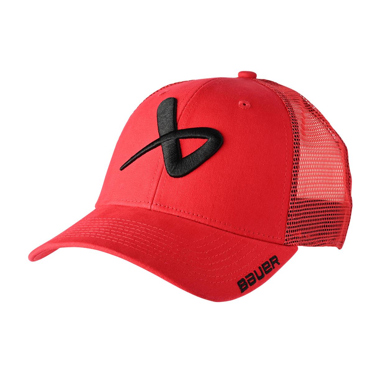 BAUER Core Adjustable Cap - rot - Yth - red - OSFM